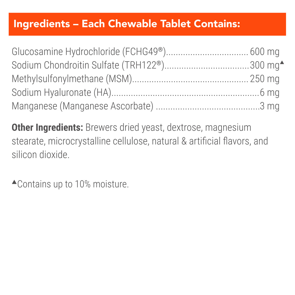 Nutramax Cosequin Max Strength Joint Supplement for Dogs 75 Chew Tablets