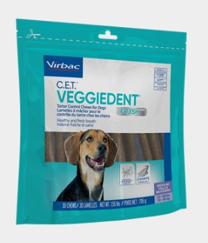 CET Veggiedent Fr3sh Chews 30ct for Medium Dogs