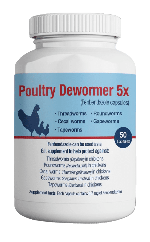 Poultry Dewormer 5x, 50ct
