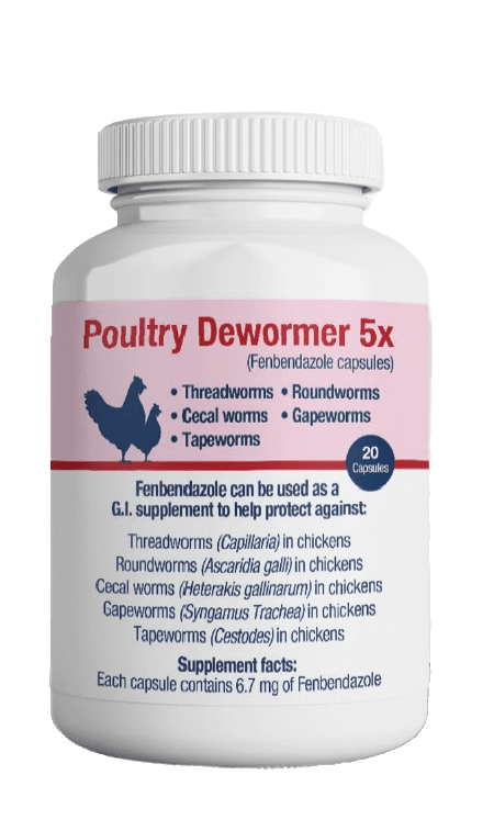 Poultry DeWormer 5X, 20ct
