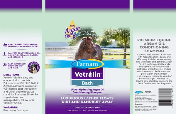 Vetrolin Bath Shampoo 32oz