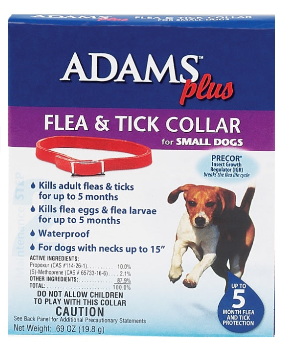 Adams Plus Collar for Small Dogs