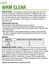 Avian Wrm Clear 15ml