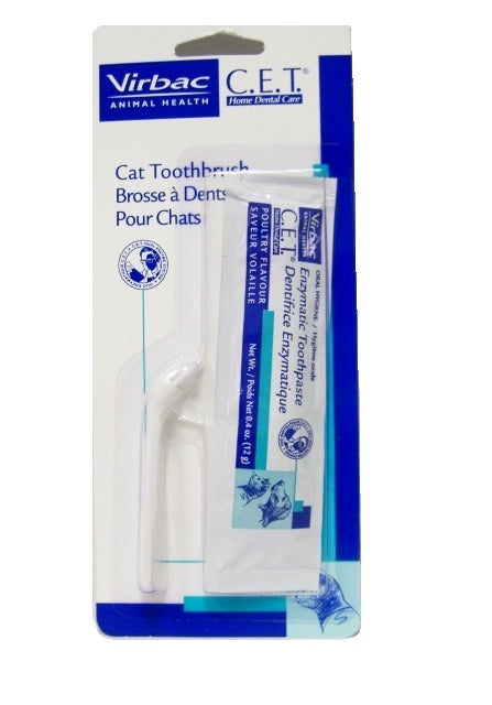 C.E.T.(CET) Cat Toothbrush and Paste 12gm