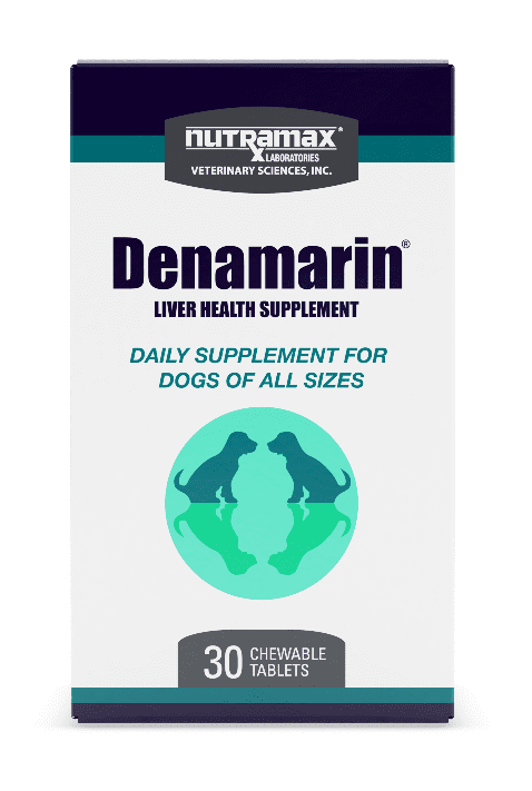 Nutramax Denamarin® Liver Health Supplement for Dogs, 30 Chewable Tablets.