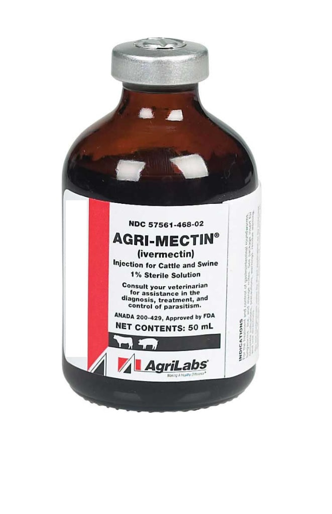 Agromectin Agri-Mectin Ivermectin Injection 50ml – ALLVET SUPPLY