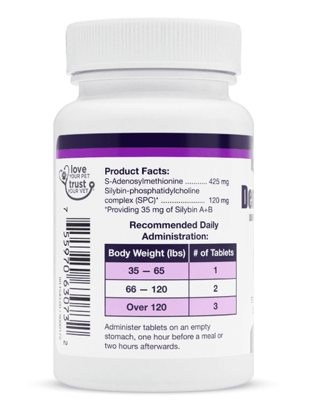 Nutramax Denamarin Liver Supplement Tablets for Dogs over 35lbs