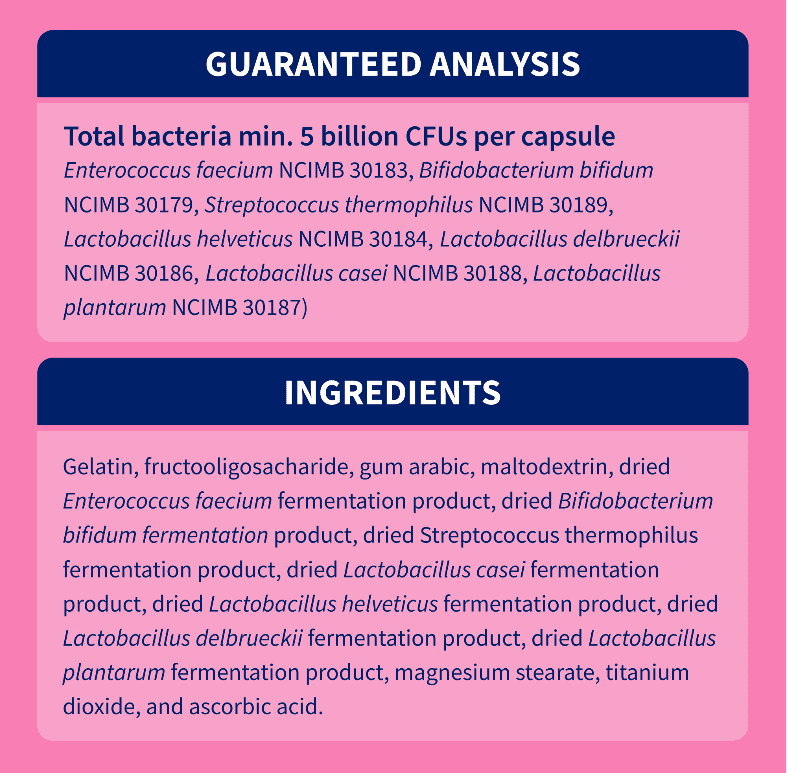 Nutramax Proviable® Digestive Health Supplement for Cats & Dogs, 30 Capules