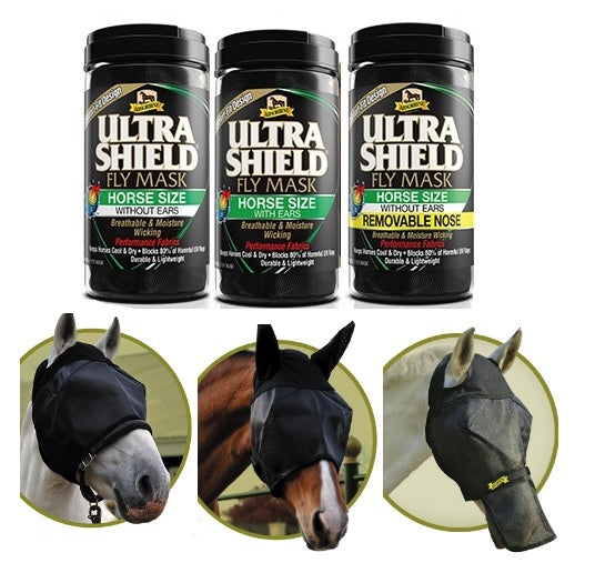 Ultrashield EX Fly Mask, Horse Size 900-1200lbs